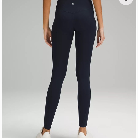 Lululemon Navy High-Waisted Leggings - Picture 2 of 11